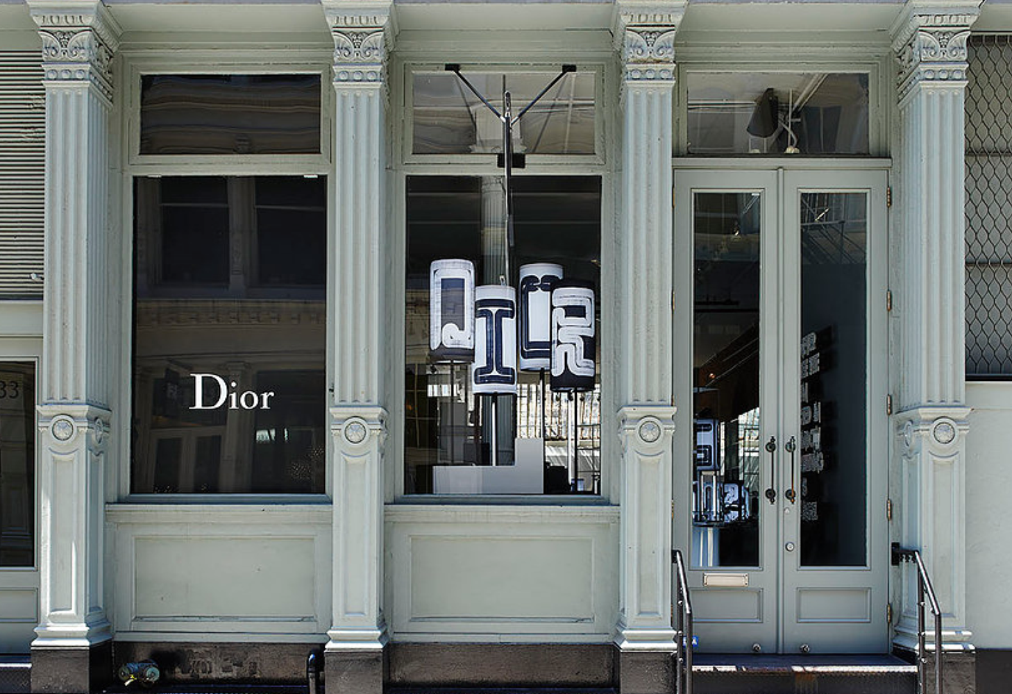 dior soho in-store display