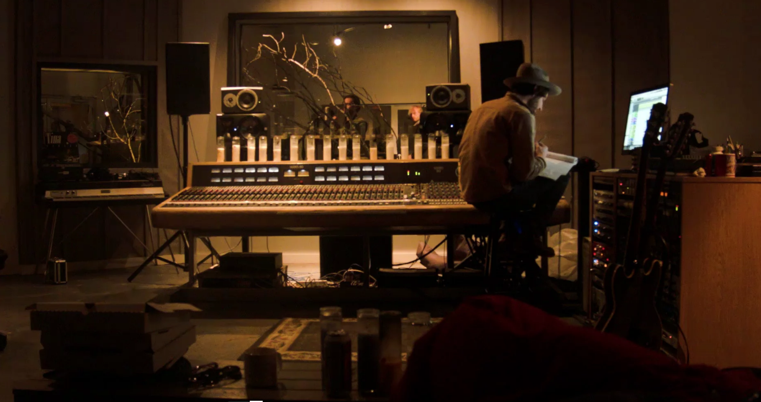 recording studio scene