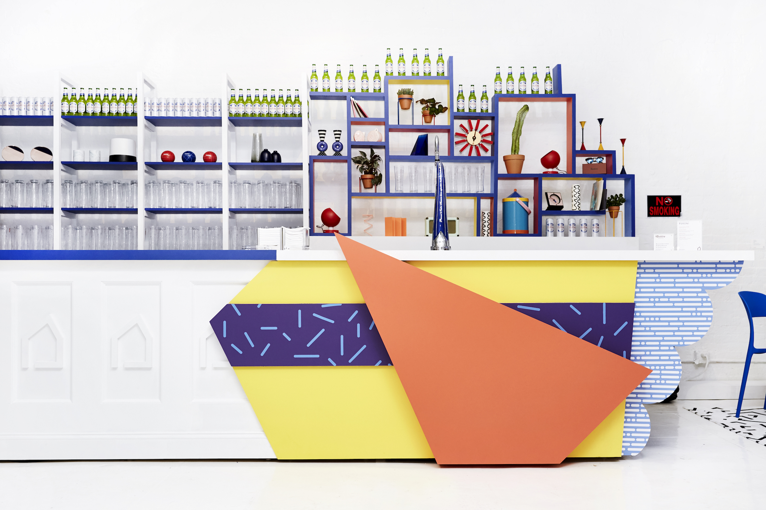 memphis design meets classic bistro